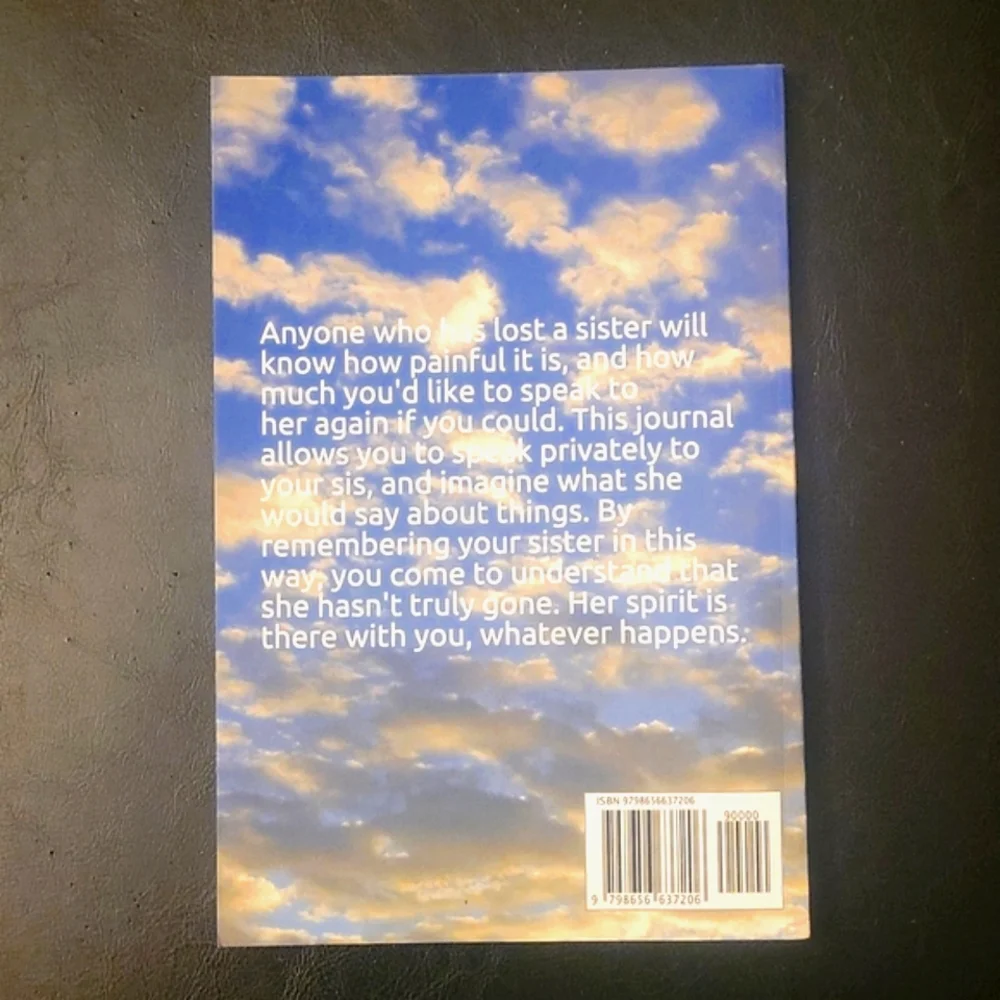 NEW Hey Sis: The 90 Day Journal for the Loss of a Sister